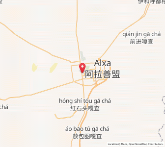 Map of Bayan Hot, Inner Mongolia