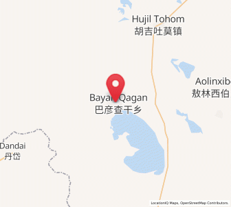 Map of Bayan Qagan, Heilongjiang