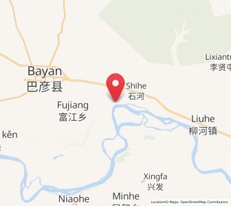 Map of Bayangang, Heilongjiang