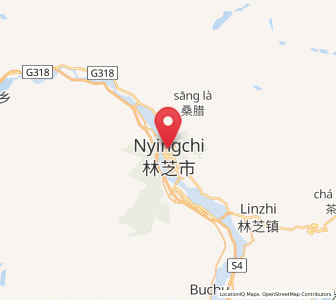 Map of Bayi, Tibet