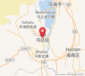 Map of Bayinsai, Inner Mongolia