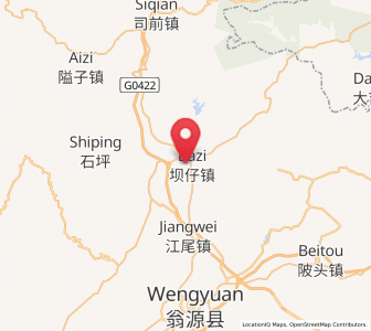 Map of Bazi, Guangdong