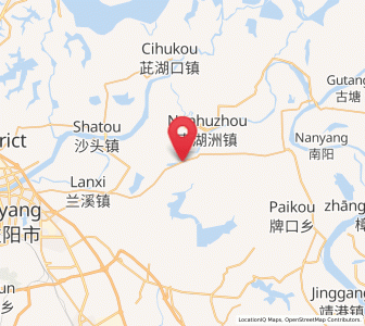 Map of Bazishao, Hunan