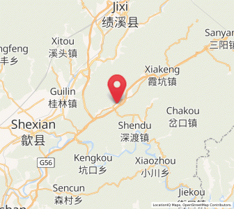 Map of Bei’an, Anhui