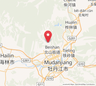 Map of Bei’an, Heilongjiang