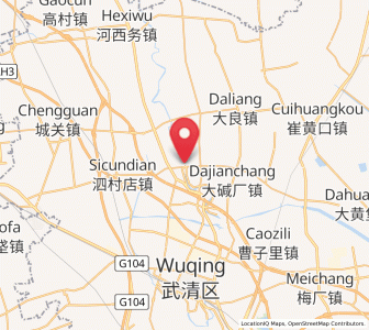 Map of Beicaicun, Tianjin