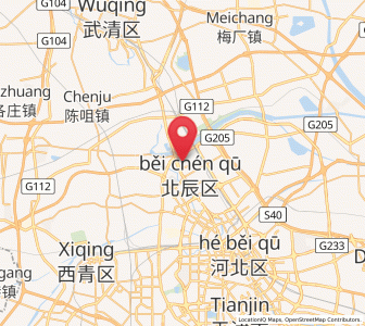 Map of Beicang, Tianjin