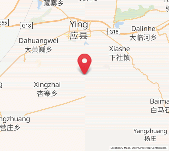 Map of Beicaoshan, Shanxi