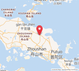 Map of Beichan, Zhejiang