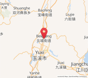 Map of Beicheng, Yunnan
