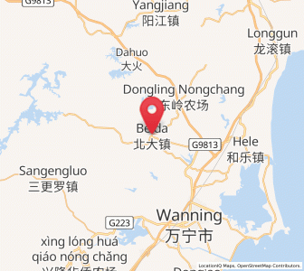 Map of Beida, Hainan