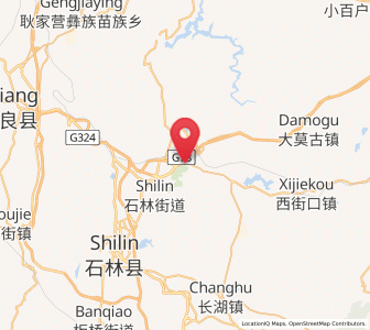Map of Beidacun Xiaozhai, Yunnan