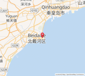 Map of Beidaihehaibin, Hebei
