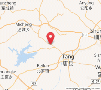 Map of Beidiantou, Hebei