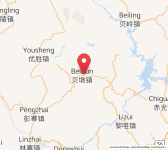 Map of Beidun, Guangdong