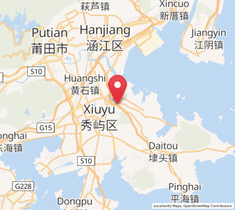 Map of Beigao, Fujian