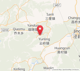 Map of Beigong, Anhui