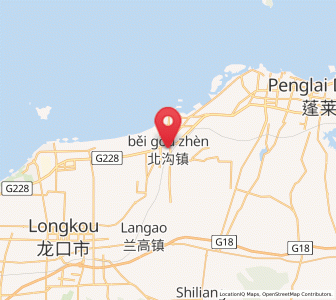 Map of Beigou, Shandong