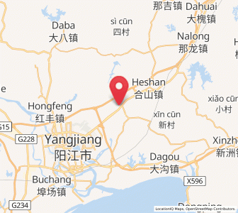 Map of Beiguan, Guangdong