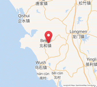 Map of Beihe, Guangdong