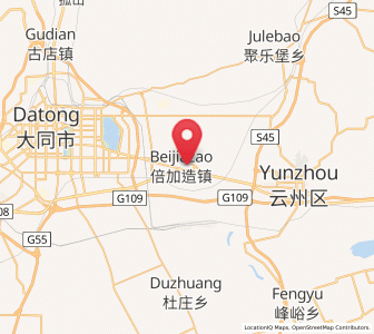 Map of Beijiazao, Shanxi