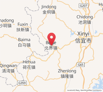 Map of Beijie, Guangdong