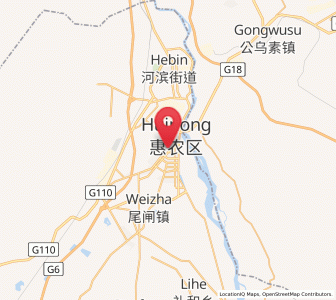 Map of Beijie, Ningxia Hui Autonomous Region