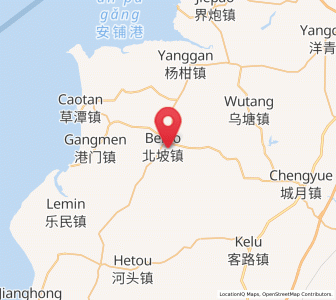 Map of Beipo, Guangdong