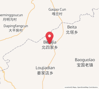 Map of Beisijia, Liaoning