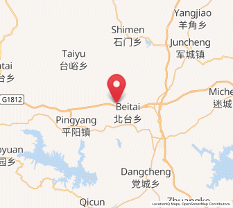 Map of Beitai, Hebei