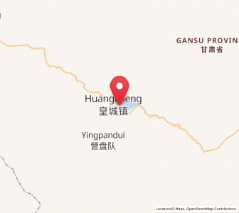 Map of Beitan, Gansu