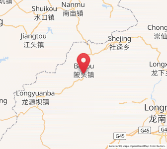 Map of Beitou, Jiangxi