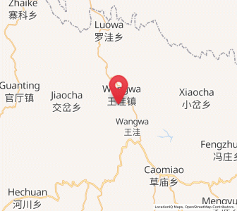 Map of Beiwa, Ningxia Hui Autonomous Region