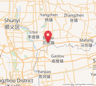 Map of Beiwu, Beijing
