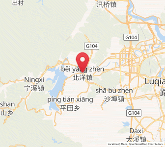 Map of Beiyang, Zhejiang