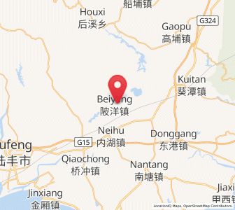 Map of Beiyang, Guangdong