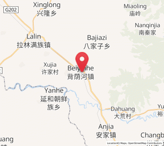 Map of Beiyinhe, Heilongjiang