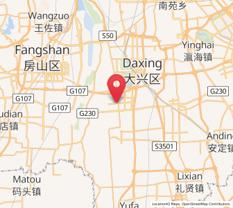 Map of Beizang, Beijing