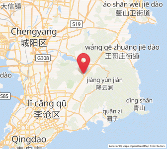 Map of Beizhai, Shandong