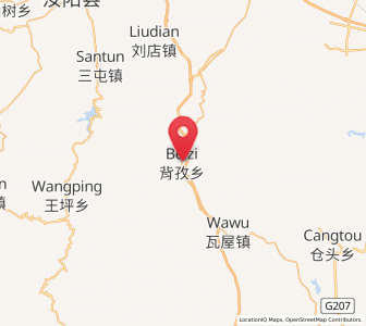 Map of Beizi, Henan