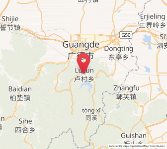 Map of Bengkouling, Anhui
