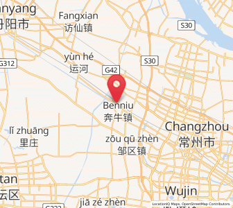 Map of Benniu, Jiangsu