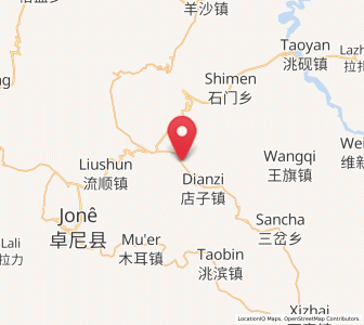 Map of Biandu, Gansu