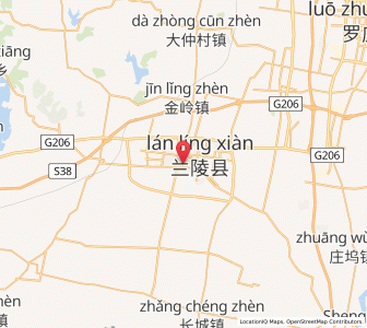 Map of Bianzhuang, Shandong