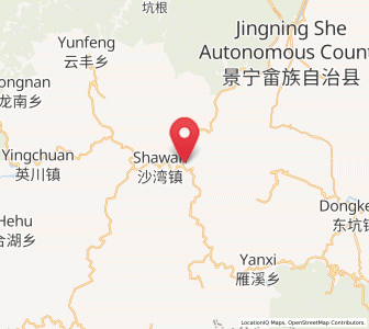 Map of Biaoxi, Zhejiang