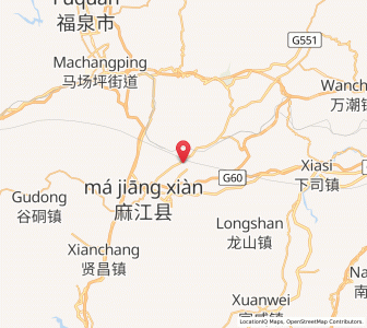 Map of Bibo, Guizhou