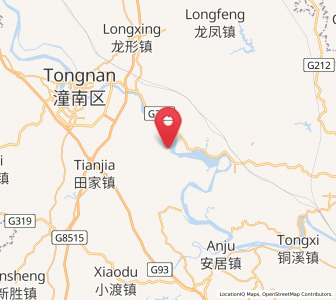 Map of Biekou, Chongqing