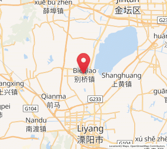 Map of Bieqiao, Jiangsu