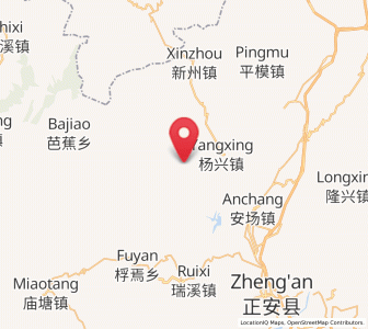 Map of Bifeng, Guizhou