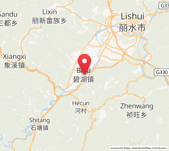 Map of Bihu, Zhejiang